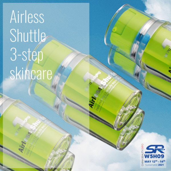 2021 CBE: Airless Shuttle, 3-step skincare